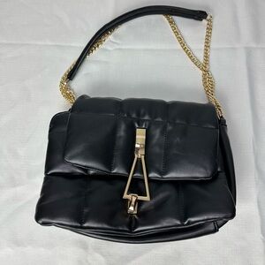 Topshop Black Quilted Purse